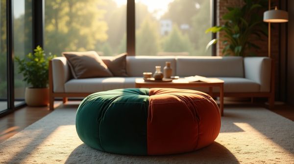 Le retour en grâce du pouf dans la déco moderne
